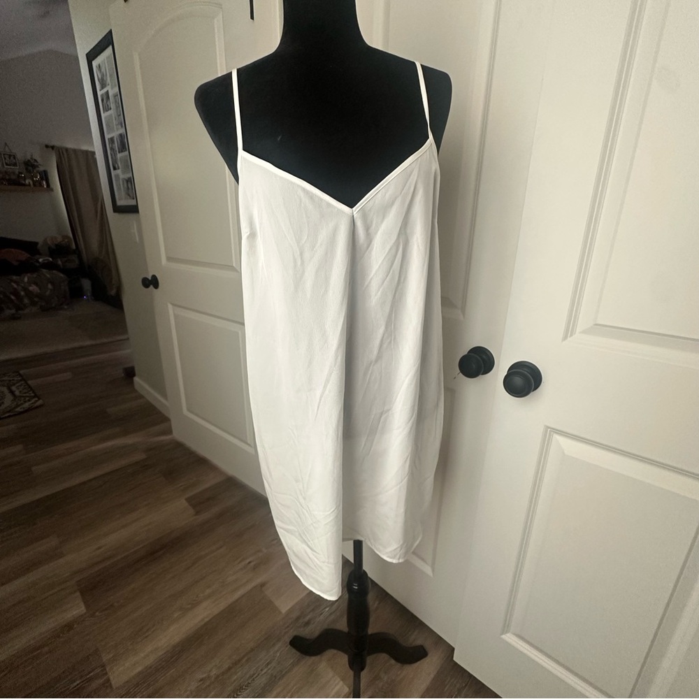 White Chemise Slip Intimates Sleepwear